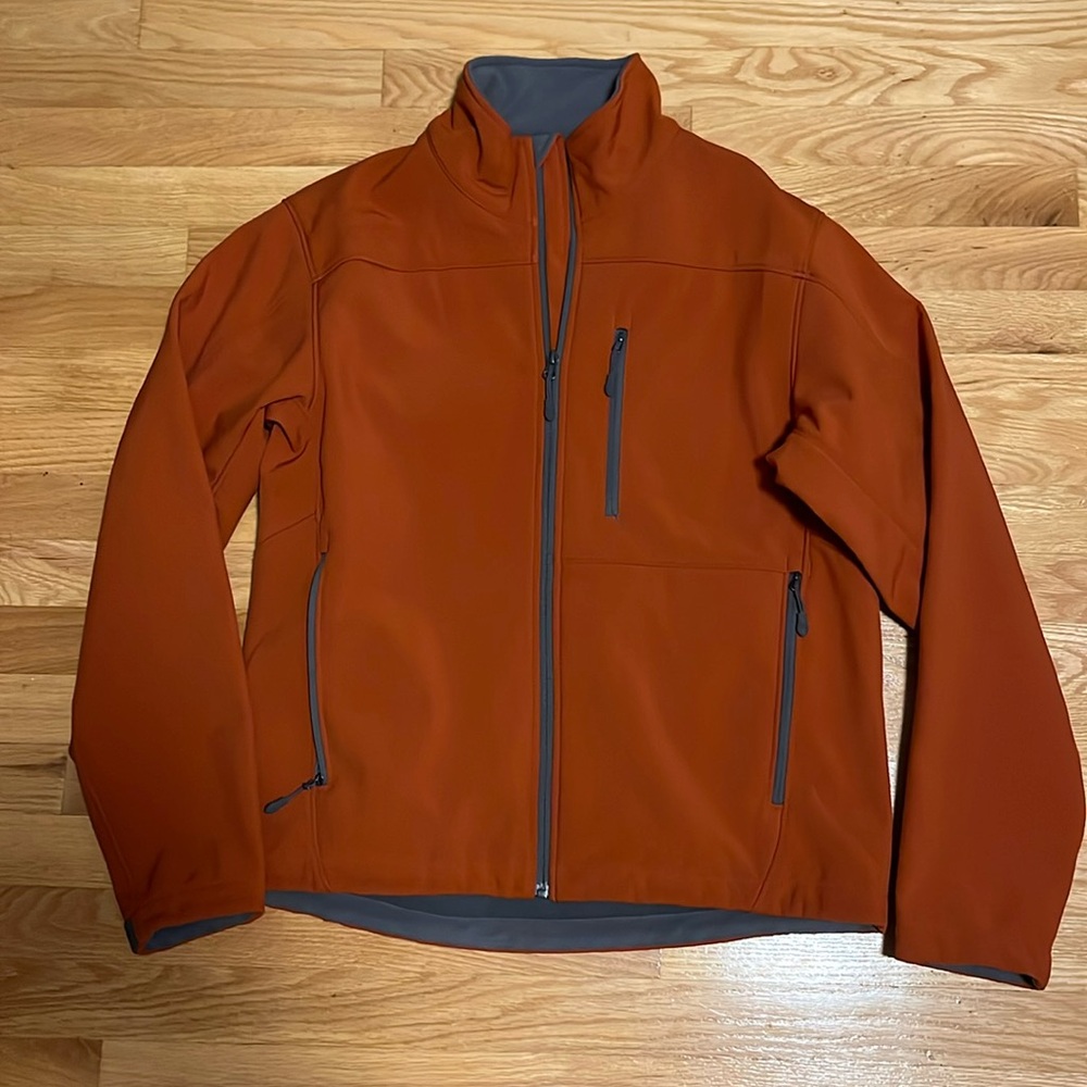 Kirkland Signature Orange/Grey Jacket size large